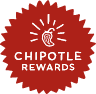 Red Chipotle Rewards Logo medallion.